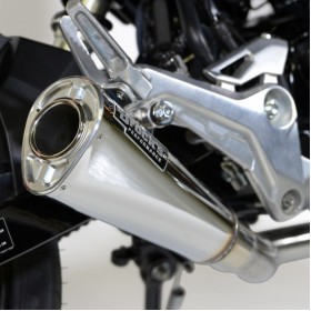 BROCKS ALIEN HEAD 2 FULL SYSTEM 12" MUFFLER FOR HONDA GROM (2017-2020) / MSX125 (2016-2020) PART # 398607