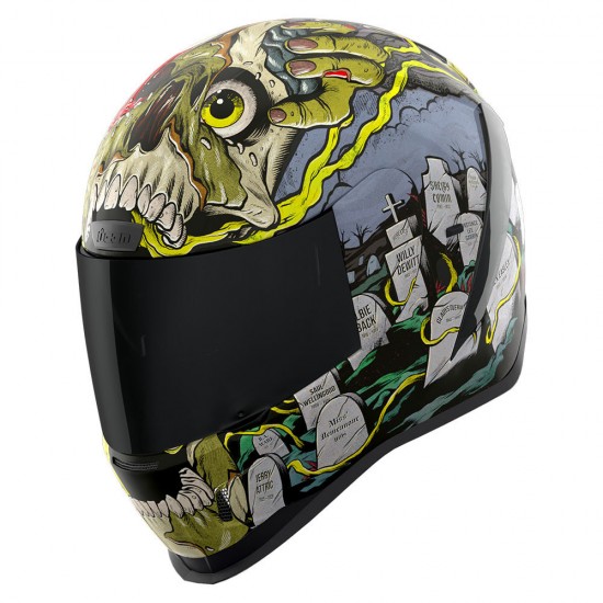 ICON AIRFORM MIPS DEAD SERIOUS BLACK HELMET