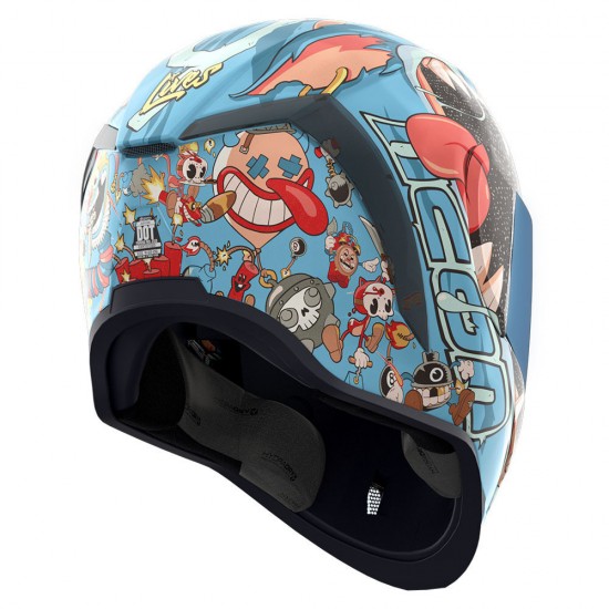 ICON AIRFORM MIPS 9 LIVES BLUE HELMET