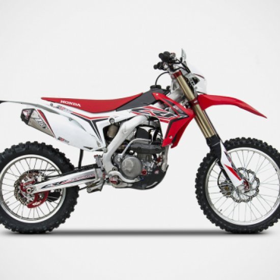 Zard Steel-Titanium Racing Full Kit With Removable Db Killers Carbon End-Cap For Honda Crf 250 M.Y. 14-16 Part # ZHND362STKR Zard Steel-Titanium Racing Full Kit With Removable Db Killers Carbon End-Cap For Honda Crf 250 M.Y. 14-16 Part # ZHND362STKR