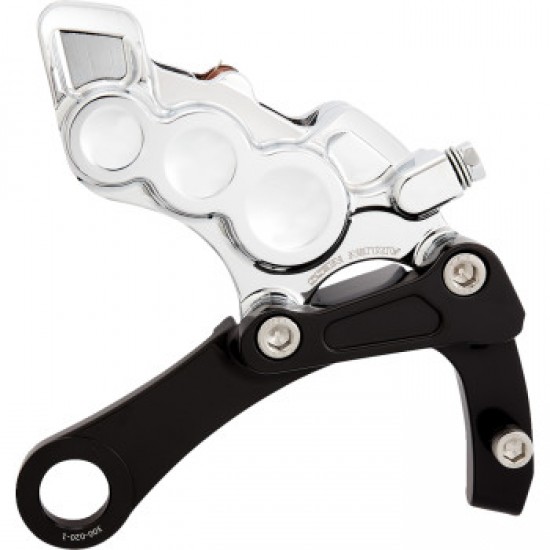ARLEN NESS 6-PISTON CALIPER - REAR - CHROME # 02-326 ARLEN NESS 6-PISTON CALIPER - REAR - CHROME # 02-326