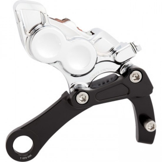 ARLEN NESS 4-PISTON CALIPER - REAR - CHROME # 02-327