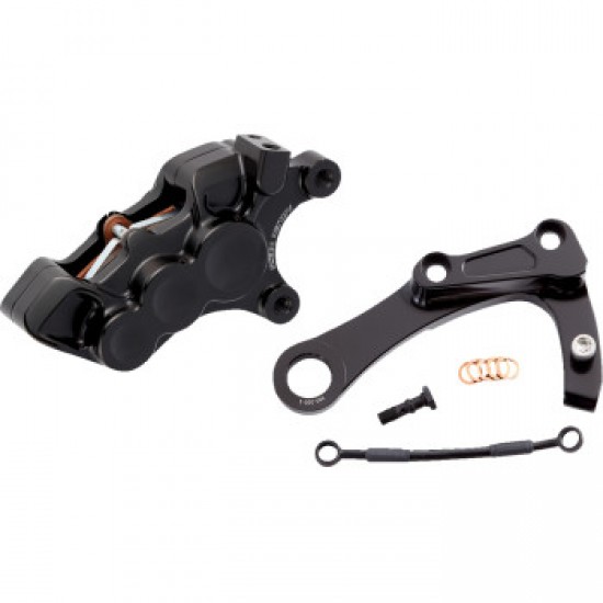 ARLEN NESS 6-PISTON CALIPER - REAR - BLACK # 02-328 ARLEN NESS 6-PISTON CALIPER - REAR - BLACK # 02-328