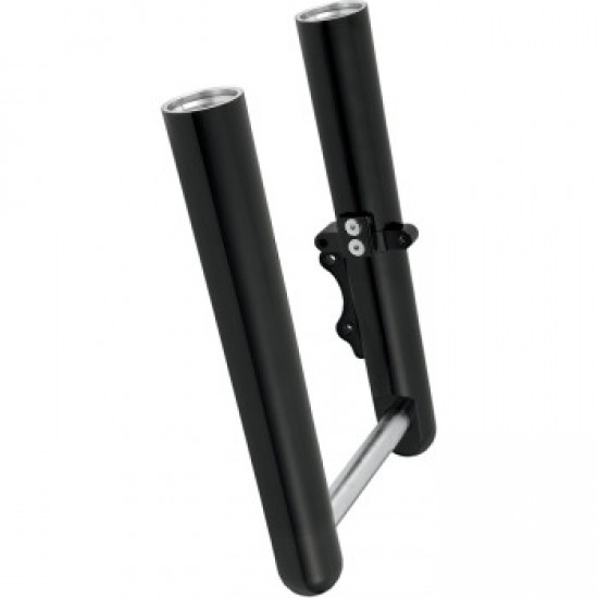 ARLEN NESS FORK LEGS - BLACK ANODIZED - HOT LEGS - CUSTOM SINGLE DISC - SMOOTH - 07-17 FLST # 06-551 ARLEN NESS FORK LEGS - BLACK ANODIZED - HOT LEGS - CUSTOM SINGLE DISC - SMOOTH - 07-17 FLST # 06-551