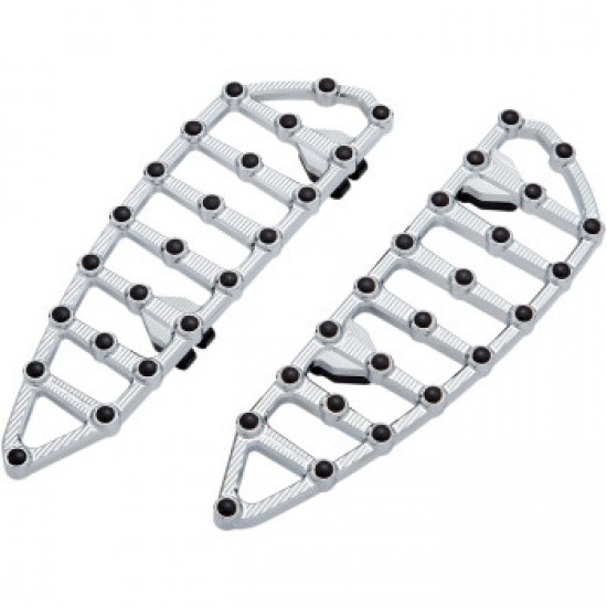 ARLEN NESS MX DRIVER FLOORBOARDS - CHROME # 06-890 ARLEN NESS MX DRIVER FLOORBOARDS - CHROME # 06-890