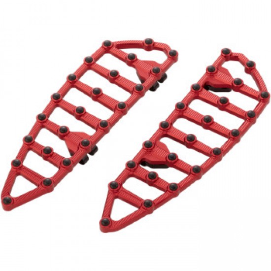 ARLEN NESS MX DRIVER FLOORBOARDS - RED # 06-893 ARLEN NESS MX DRIVER FLOORBOARDS - RED # 06-893