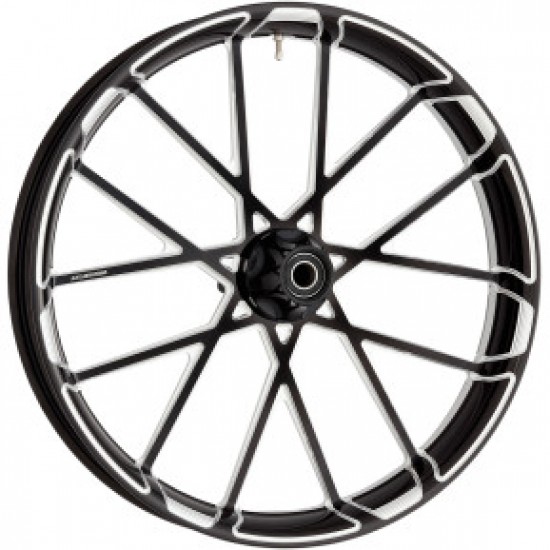 ARLEN NESS WHEEL - PROCROSS - FRONT - DUAL DISC/WITH ABS - BLACK - 21X3.5 # 10101-204-6008 ARLEN NESS WHEEL - PROCROSS - FRONT - DUAL DISC/WITH ABS - BLACK - 21X3.5 # 10101-204-6008