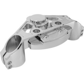 ARLEN NESS TRIPLE TREE - CHROME - 2 # 130-008