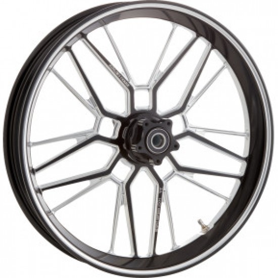 ARLEN NESS RIM - SPLIT-SPOKE - BLACK/CONTRAST CUT - 21X3.5 # 330-025 ARLEN NESS RIM - SPLIT-SPOKE - BLACK/CONTRAST CUT - 21X3.5 # 330-025