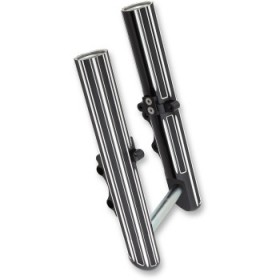 ARLEN NESS FORK LEGS - BLACK ANODIZED - HOT LEGS - CUSTOM SINGLE DISC - 10-GAUGE # 40-521