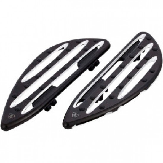 ARLEN NESS DRIVER FLOORBOARDS - DEEP CUT - BLACK # 410-003 ARLEN NESS DRIVER FLOORBOARDS - DEEP CUT - BLACK # 410-003