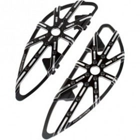 ARLEN NESS DRIVER FLOORBOARDS - 10 GAUGE - BLACK # 410-005