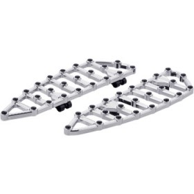 ARLEN NESS MX DRIVER FLOORBOARDS - CHROME # 410-008
