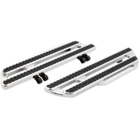 ARLEN NESS METHOD DRIVER FLOORBOARDS - EXTENDED - CHROME # 410-017