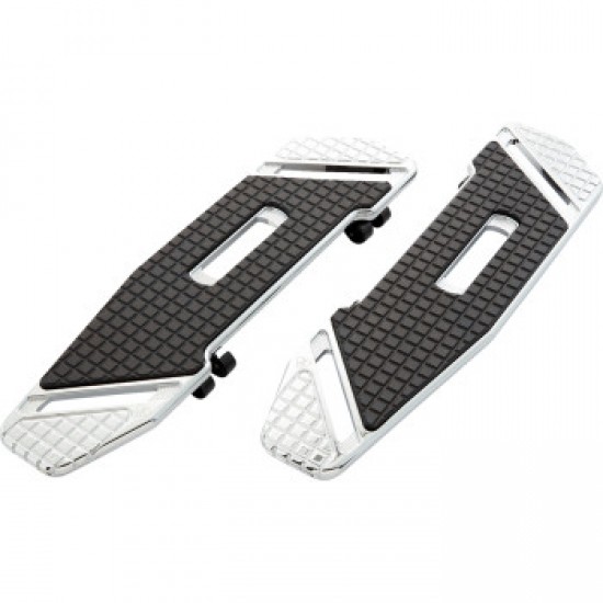 ARLEN NESS SPEEDLINER FLOORBOARDS - DRIVER - CHROME # 410-022 ARLEN NESS SPEEDLINER FLOORBOARDS - DRIVER - CHROME # 410-022