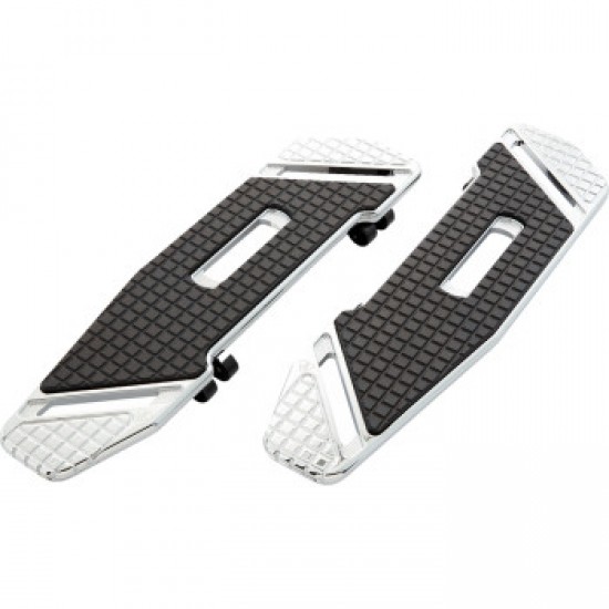 ARLEN NESS SPEEDLINER FLOORBOARDS - DRIVER - CHROME # 410-025 ARLEN NESS SPEEDLINER FLOORBOARDS - DRIVER - CHROME # 410-025