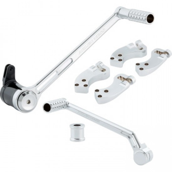 ARLEN NESS EXTENDED FOOT CONTROL KIT - 3 - CHROME # 410-037 ARLEN NESS EXTENDED FOOT CONTROL KIT - 3 - CHROME # 410-037