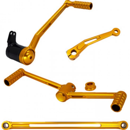 ARLEN NESS SPEEDLINER FOOT CONTROL KIT W/ HEEL/TOE SHIFTER - GOLD # 420-101 ARLEN NESS SPEEDLINER FOOT CONTROL KIT W/ HEEL/TOE SHIFTER - GOLD # 420-101