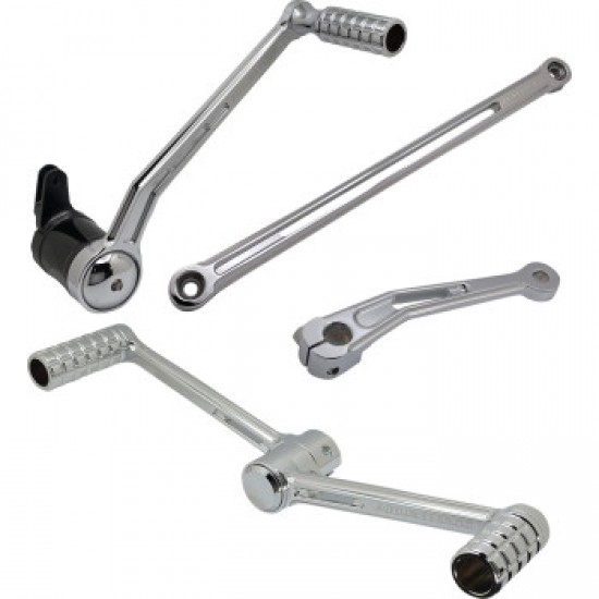 ARLEN NESS SPEEDLINER FOOT CONTROL KIT W/ HEEL/TOE SHIFTER - CHROME # 420-102 ARLEN NESS SPEEDLINER FOOT CONTROL KIT W/ HEEL/TOE SHIFTER - CHROME # 420-102