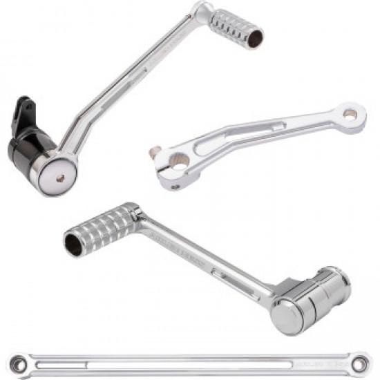 ARLEN NESS SPEEDLINER FOOT CONTROL KIT W/ TOE SHIFTER - SOLO - CHROME # 420-105 ARLEN NESS SPEEDLINER FOOT CONTROL KIT W/ TOE SHIFTER - SOLO - CHROME # 420-105