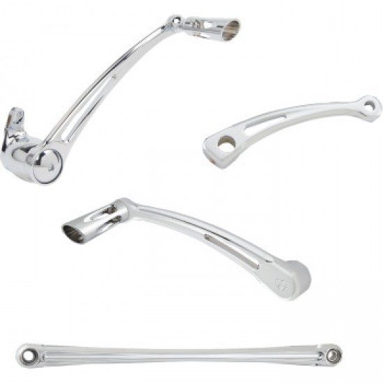 ARLEN NESS DEEP CUT FOOT CONTROL KIT W/ TOE SHIFTER - CHROME # 420-109 ARLEN NESS DEEP CUT FOOT CONTROL KIT W/ TOE SHIFTER - CHROME # 420-109