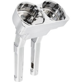 ARLEN NESS RISERS - METHOD - KICKBACK - 10 - CHROME # 520-033