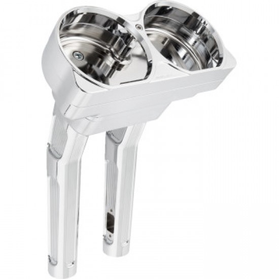 ARLEN NESS RISERS - METHOD - KICKBACK - 10 - CHROME # 520-033 ARLEN NESS RISERS - METHOD - KICKBACK - 10 - CHROME # 520-033