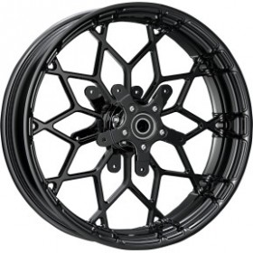 ARLEN NESS WHEEL - FAT FACTORY - FORGED - FRONT - DUAL DISC - BLACK - 18X5.5 # 91-650