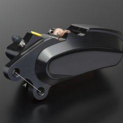 Abm Brake Caliper Isaac4 6-Piston Right-Recording 87 5 Mm Hd Without Brake Pad Chromed Part # 100294-F13