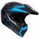 Agv Ax9 Antartica Matt Black Cyan Off Road Helmets