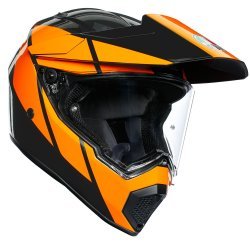 Agv Ax9 Trail Gun Metal Orange Off Road Helmets