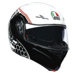 Agv Compact St Detroit White Black Modular Helmets