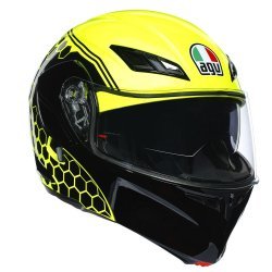 Agv Compact St Detroit Yellow Fluo Black Modular Helmets