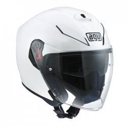 Agv K-5 Jet Mono Pearl White Open Face Helmets