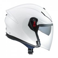 Agv K-5 Jet Mono Pearl White Open Face Helmets