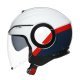 Agv Orbyt Block White Red Fluo Open Face Helmets Agv Orbyt Block White Red Fluo Open Face Helmets