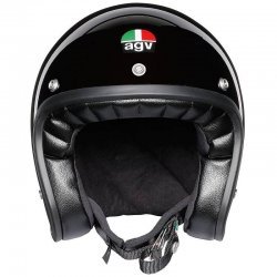 Agv X70 Jet Black Open Face Helmets