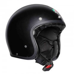 Agv X70 Jet Matt Black Open Face Helmets