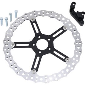 ARLEN NESS JAGGED BRAKE ROTOR - 15 - FXLR/FXBB - LEFT #  02-996