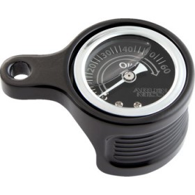 ARLEN NESS OIL PRESSURE GAUGE KIT METHOD® BLACK ANODIZED #  610-101