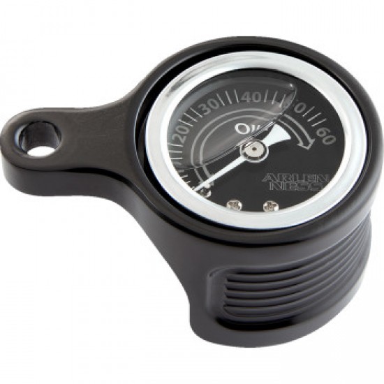 ARLEN NESS OIL PRESSURE GAUGE KIT METHOD® BLACK ANODIZED # 610-101 ARLEN NESS OIL PRESSURE GAUGE KIT METHOD® BLACK ANODIZED # 610-101
