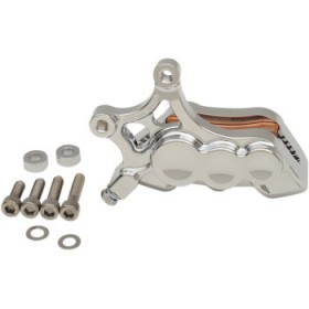 ARLEN NESS 6-PISTON CALIPER - FRONT RIGHT - CHROME - 14" # 02-212
