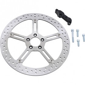 ARLEN NESS BIG BRAKE ROTOR - 15 - FRONT LEFT - HARLEY-DAVIDSON # 02-965