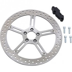 ARLEN NESS BIG BRAKE ROTOR - 15 - FRONT LEFT - SPORTSTER # 02-966