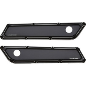 ARLEN NESS BEVELED LATCH COVER BLACK # 03-585