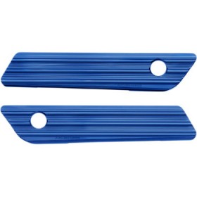 ARLEN NESS SADDLEBAG LATCH COVERS BLUE # 03-604