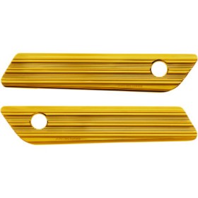 ARLEN NESS SADDLEBAG LATCH COVERS GOLD # 03-606