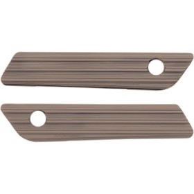 ARLEN NESS SADDLEBAG LATCH COVERS TITANIUM # 03-617