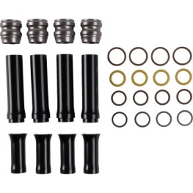 ARLEN NESS PUSHROD TUBE COVER KIT - 10 GAUGE - TITANIUM - M8 # 03-637