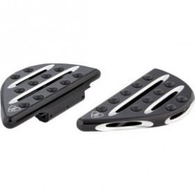 ARLEN NESS PASSENGER FLOORBOARDS - DEEP CUT - BLACK # 06-867
